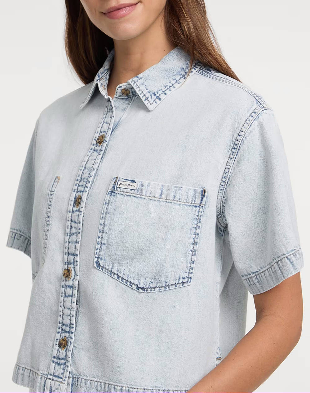 GUESS JEANS GJ BOXY SS SHIRT CAMASA DE DAMA