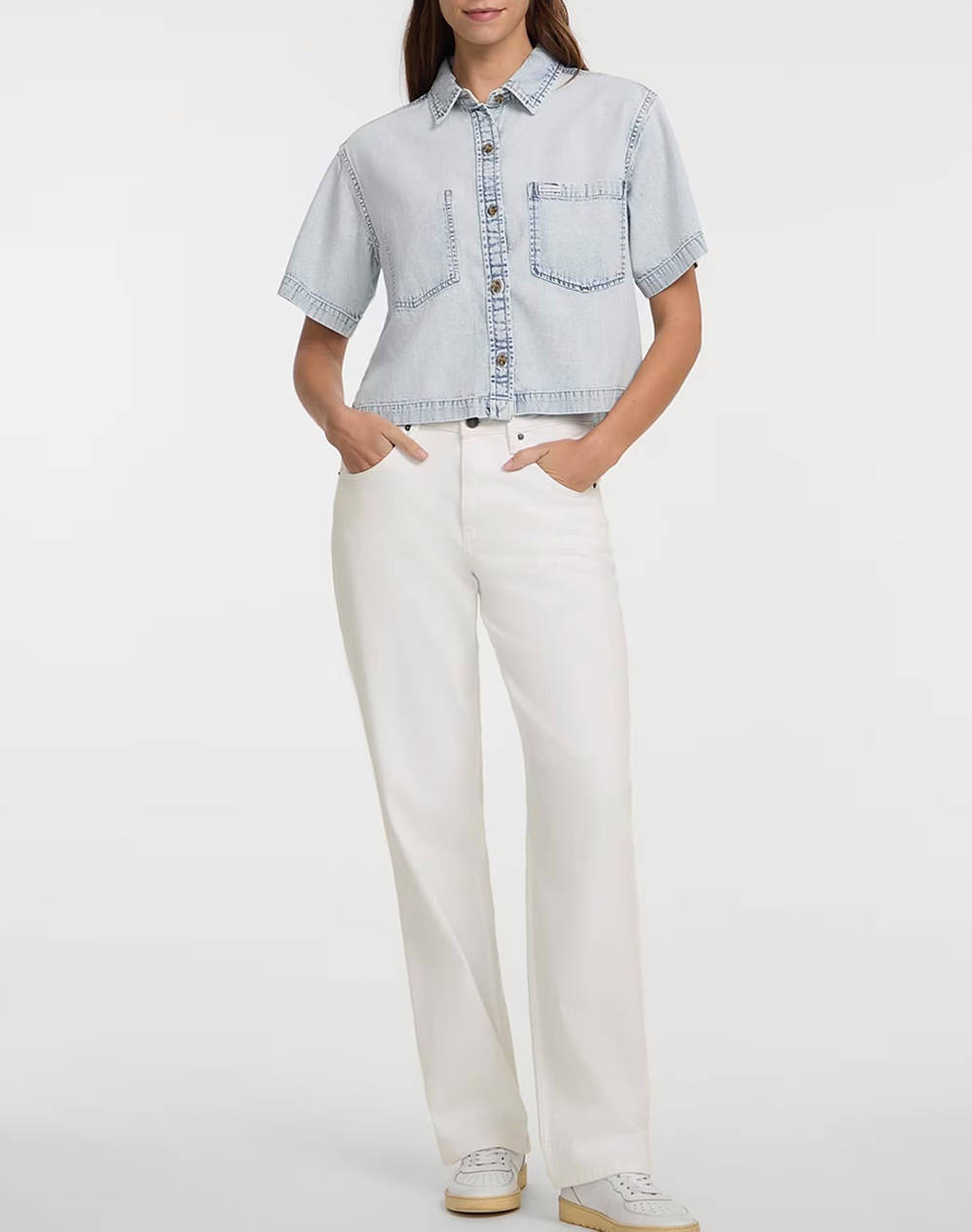 GUESS JEANS GJ BOXY SS SHIRT CAMASA DE DAMA