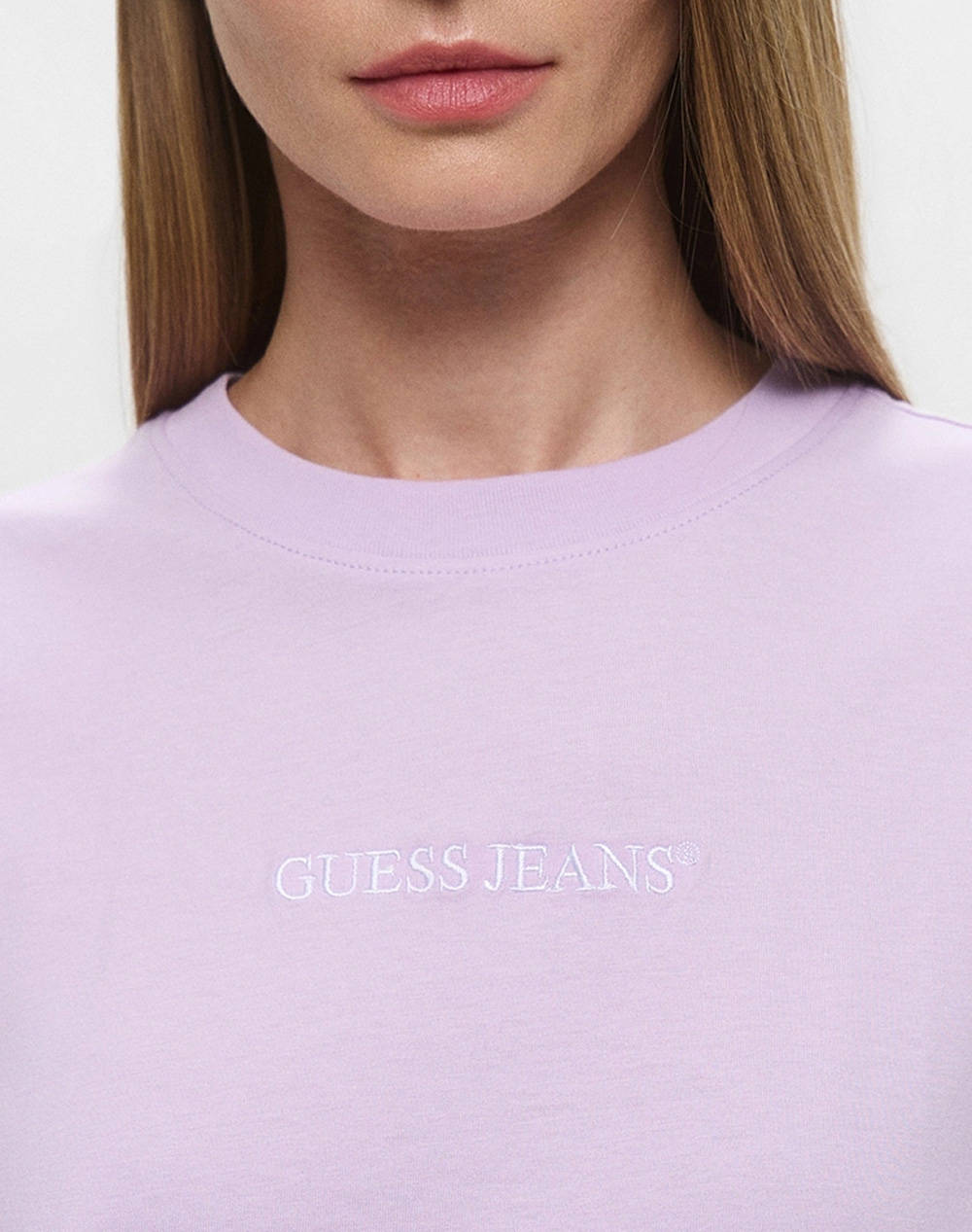GUESS JEANS GJ SS CN BOXY EMBRO LOGO TEE BLUZA DE DAMA