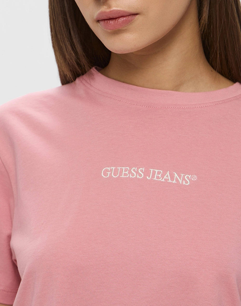 GUESS JEANS GJ SS CN BOXY EMBRO LOGO TEE BLUZA DE DAMA