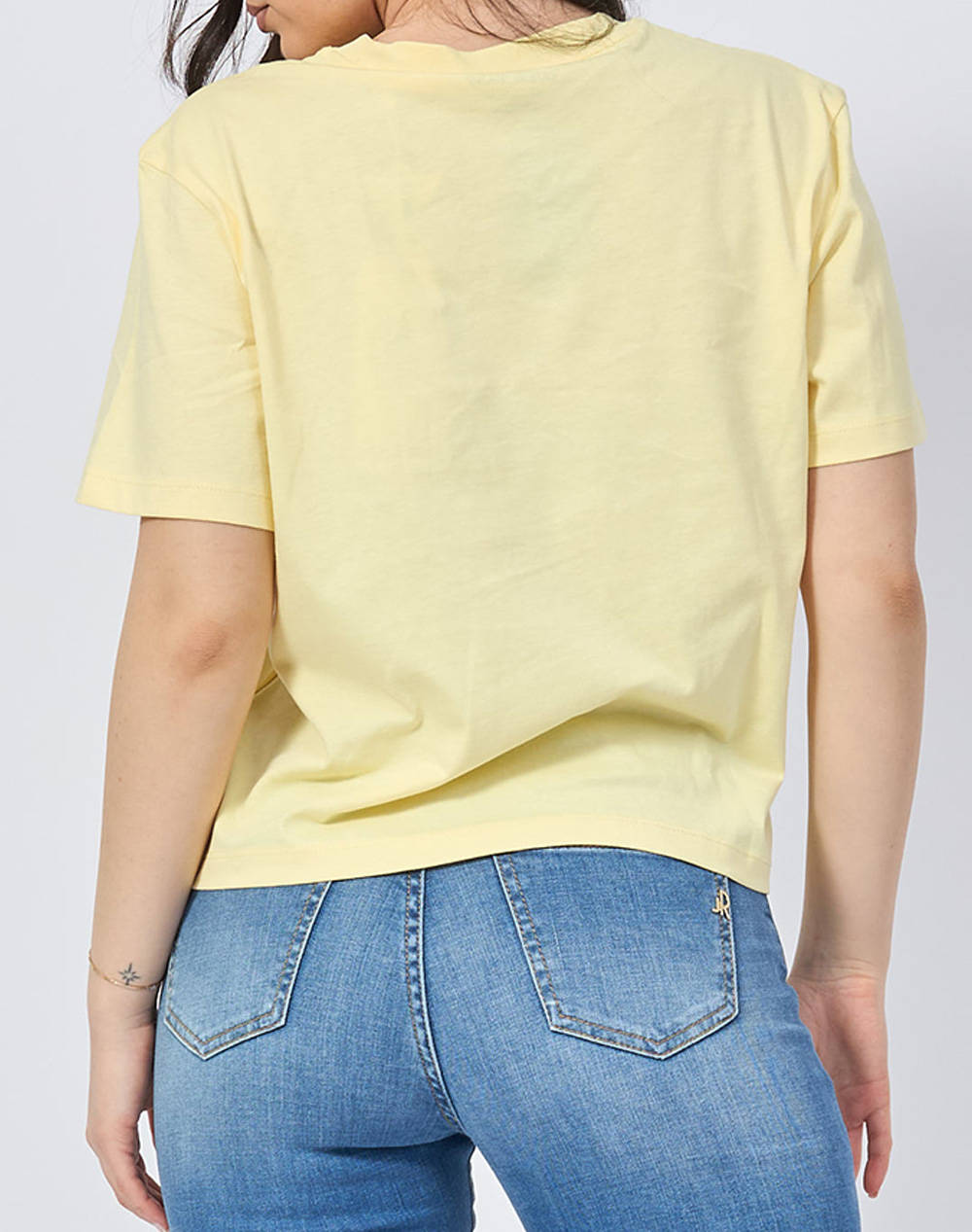 GUESS JEANS GJ SS CN BOXY EMBRO LOGO TEE BLUZA DE DAMA