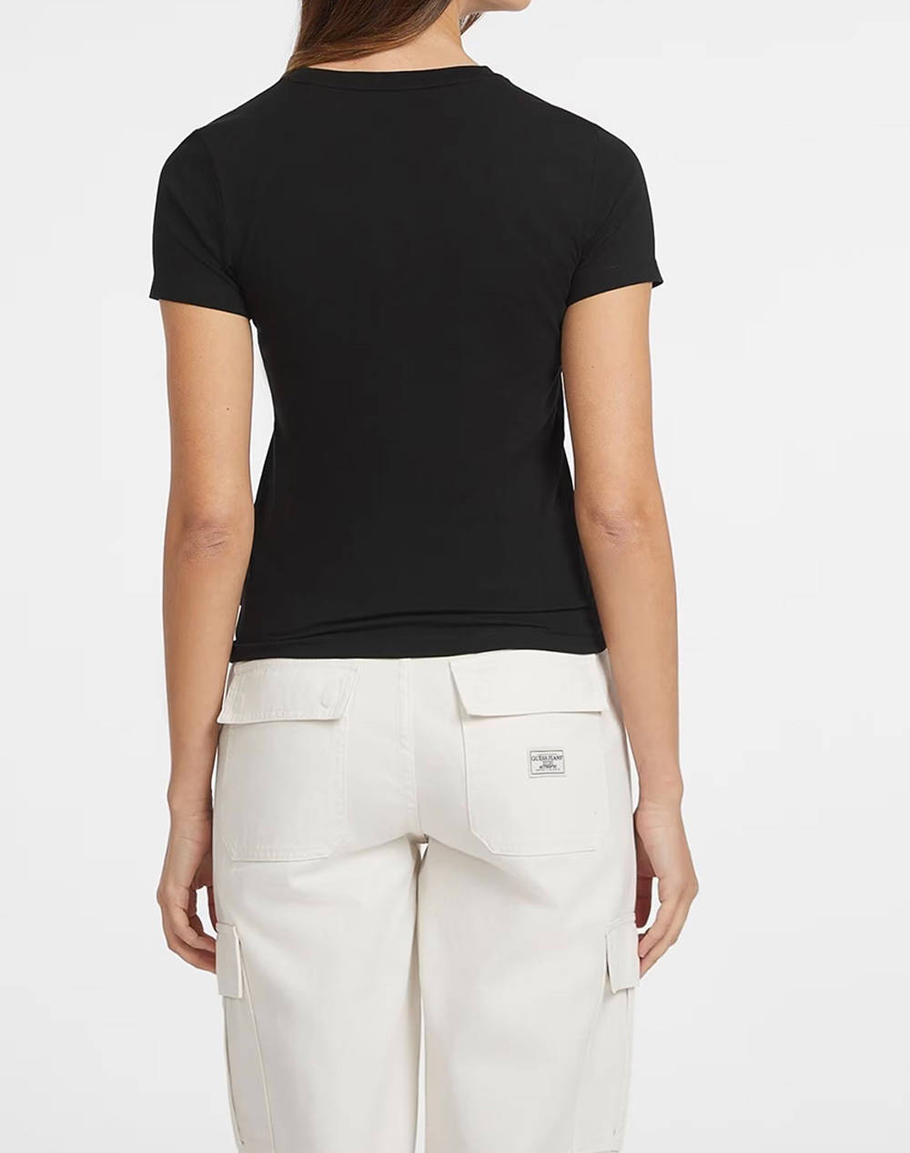 GUESS JEANS GJ SS CN SLIM LOGO PRINT TEE BLUZA DE DAMA