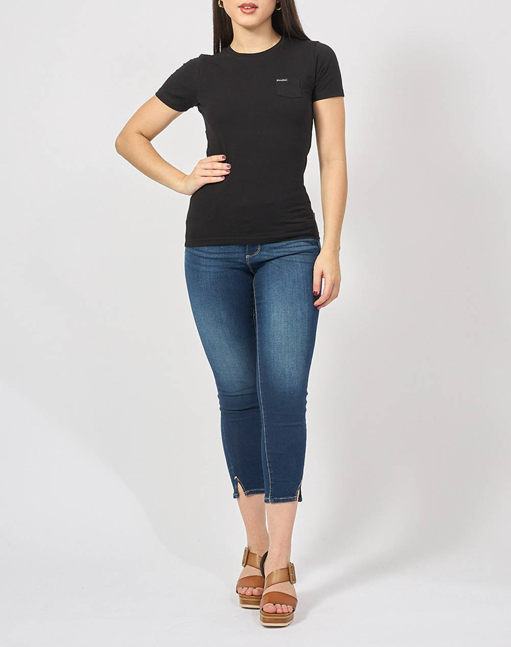 GUESS JEANS GJ SS SLIM PKT TEE BLUZA DE DAMA