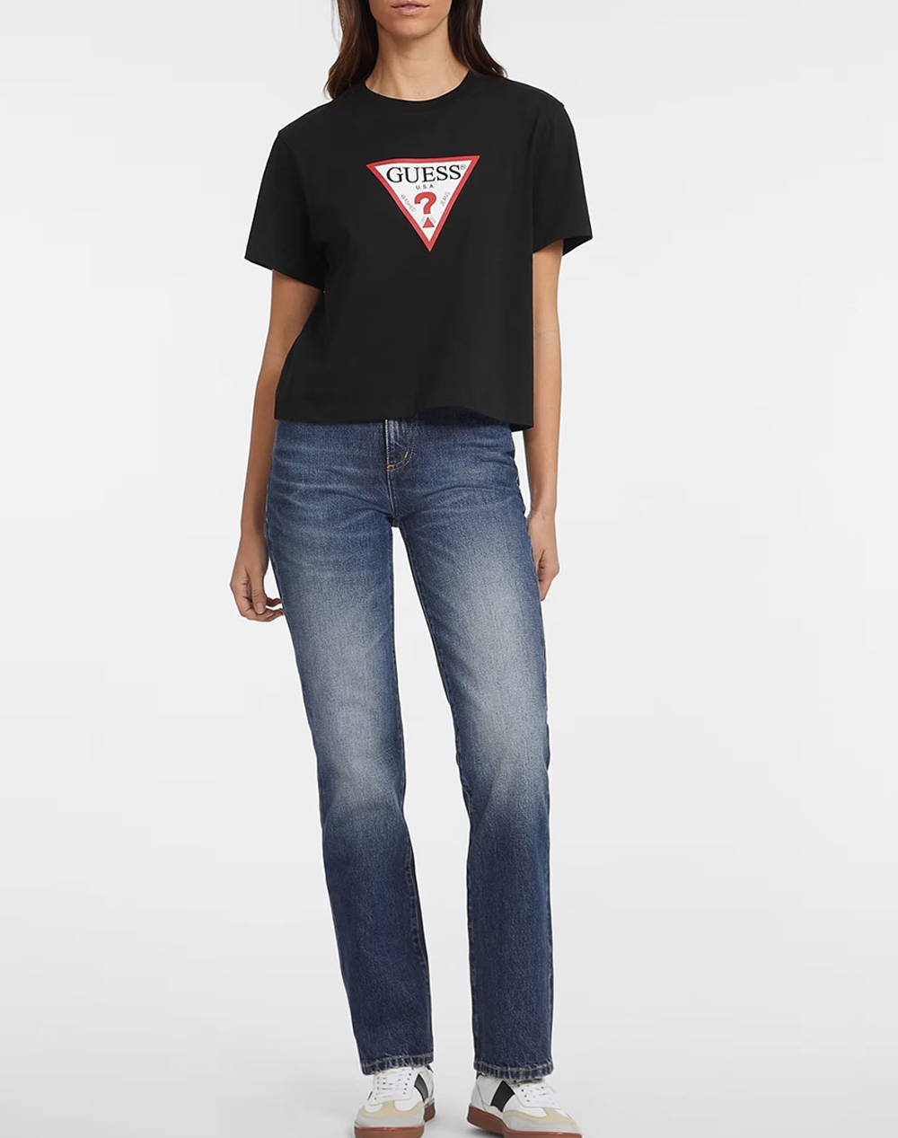 GUESS JEANS GJ SS CN BOXY ICONIC TEE BLUZA DE DAMA