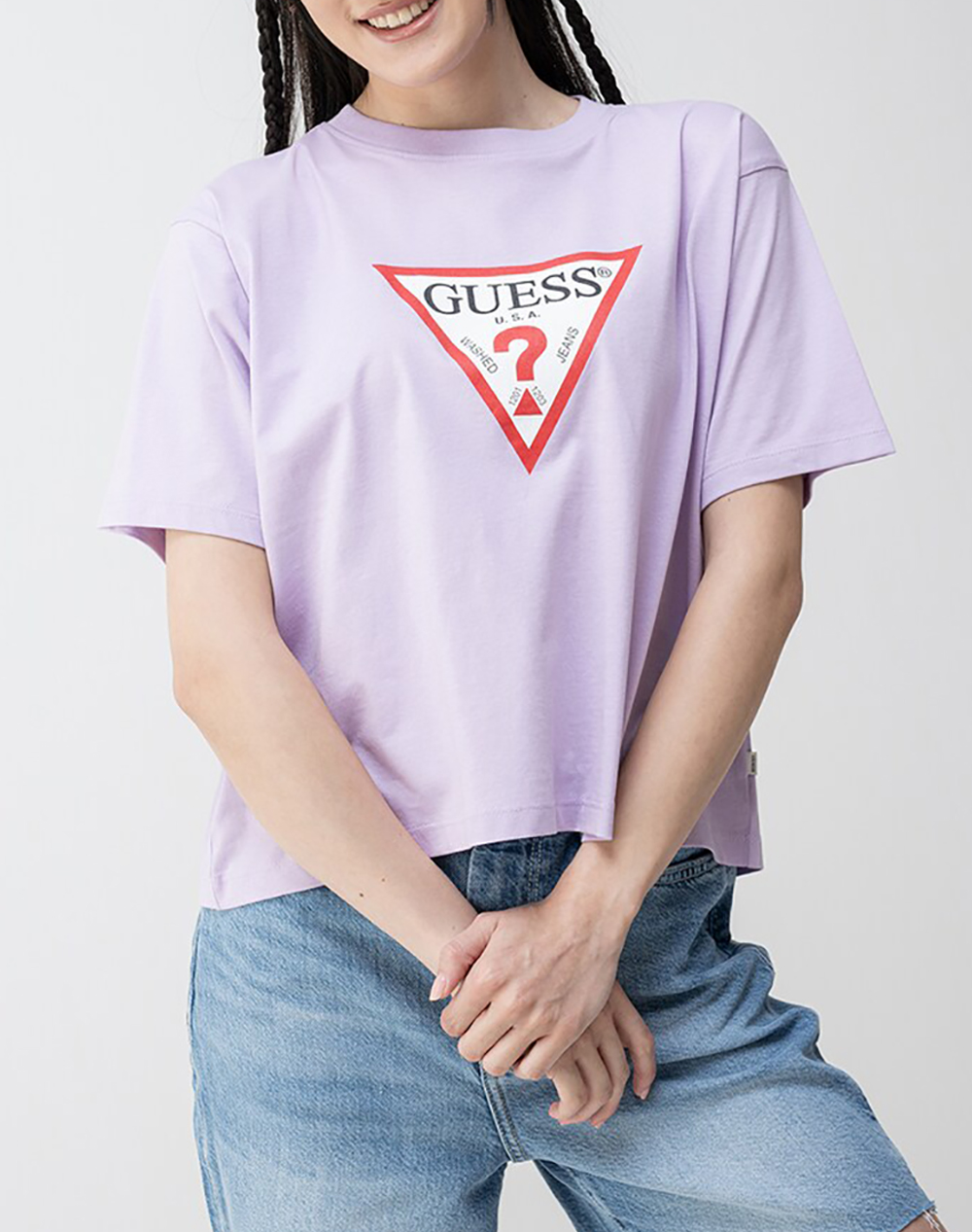 GUESS JEANS GJ SS CN BOXY ICONIC TEE BLUZA DE DAMA