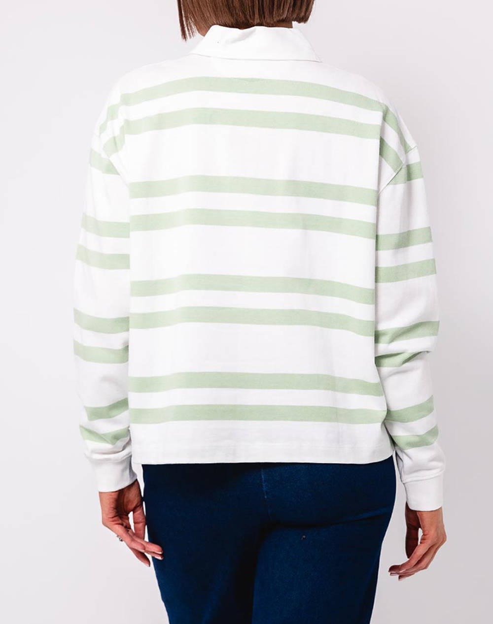 GUESS JEANS GJ LS RUGBY POLO SHIRT BLUZA DE DAMA