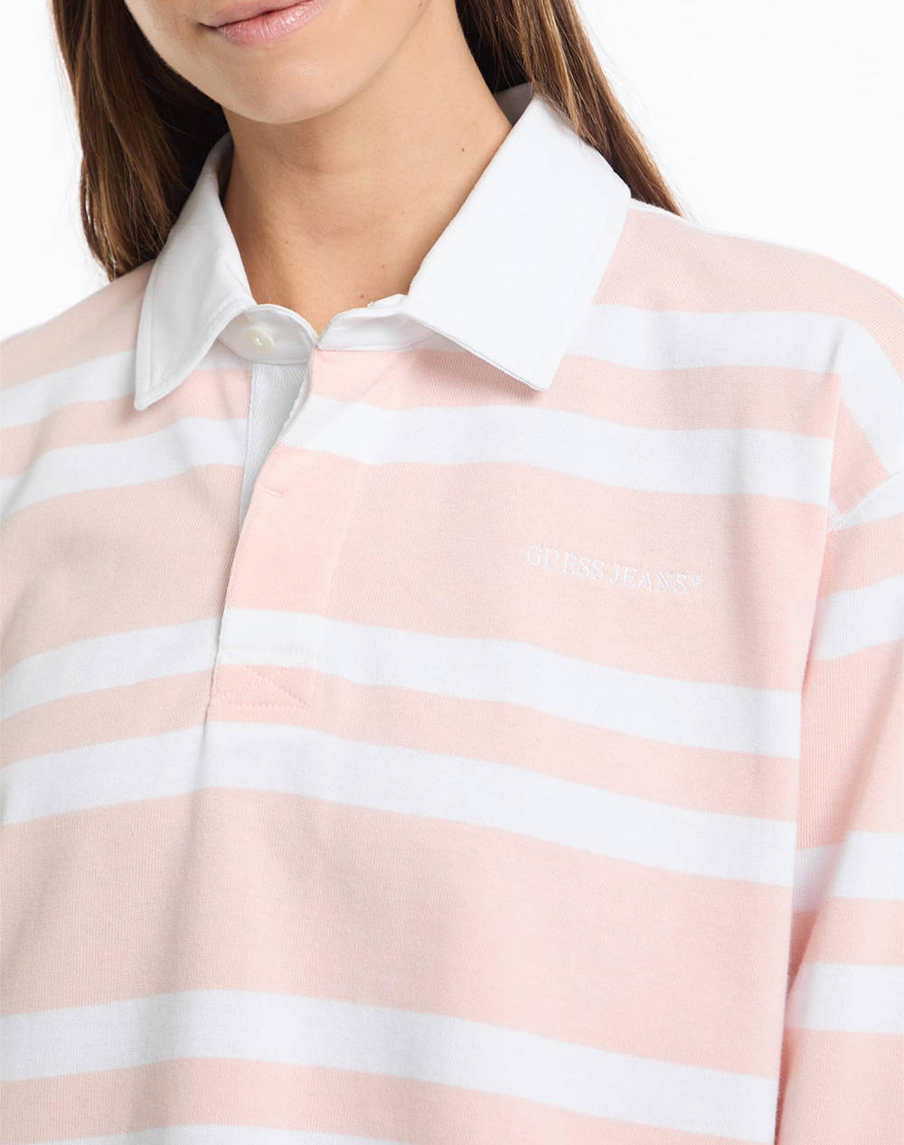 GUESS JEANS GJ LS RUGBY POLO SHIRT BLUZA DE DAMA
