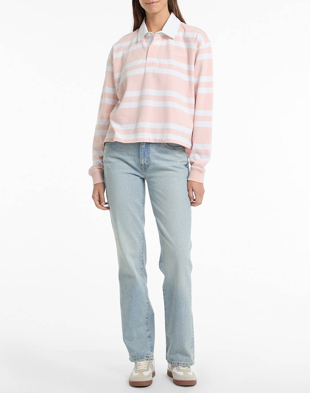 GUESS JEANS GJ LS RUGBY POLO SHIRT BLUZA DE DAMA