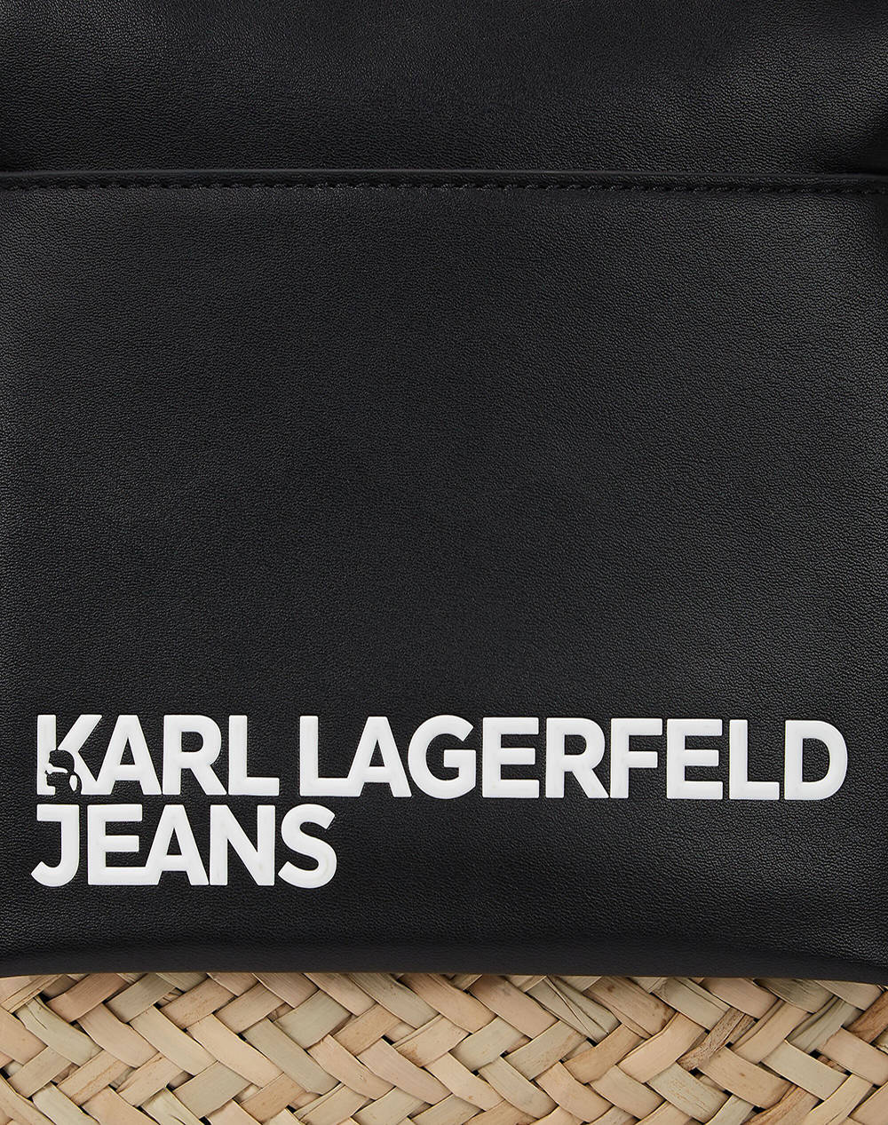 KARL LAGERFELD KLJ RAFFIA MINI TOTE (Dimensiuni: 22 x 22 x 13cm.)