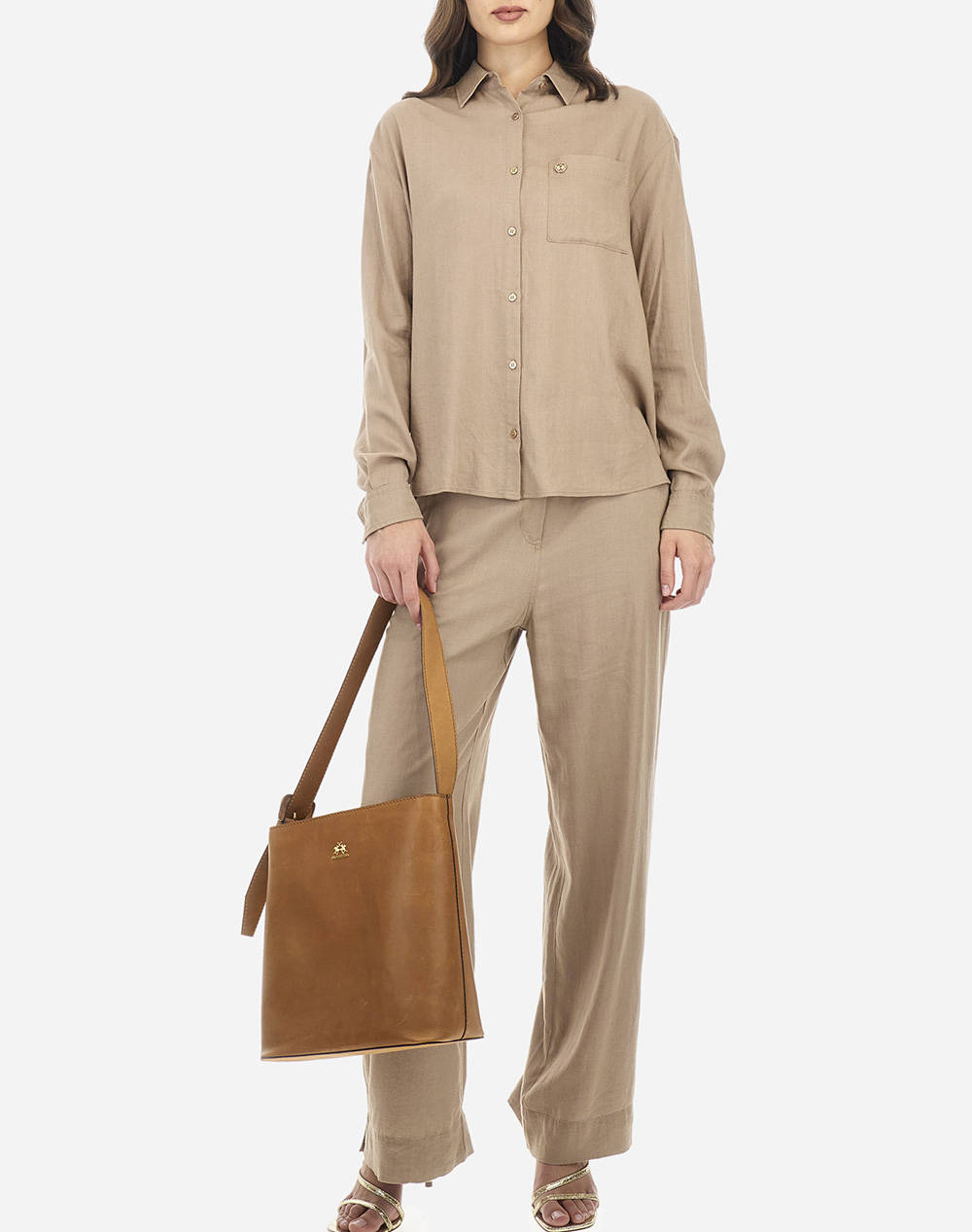 LA MARTINA PANTALONI WOMAN PANT VISCOSE LINEN