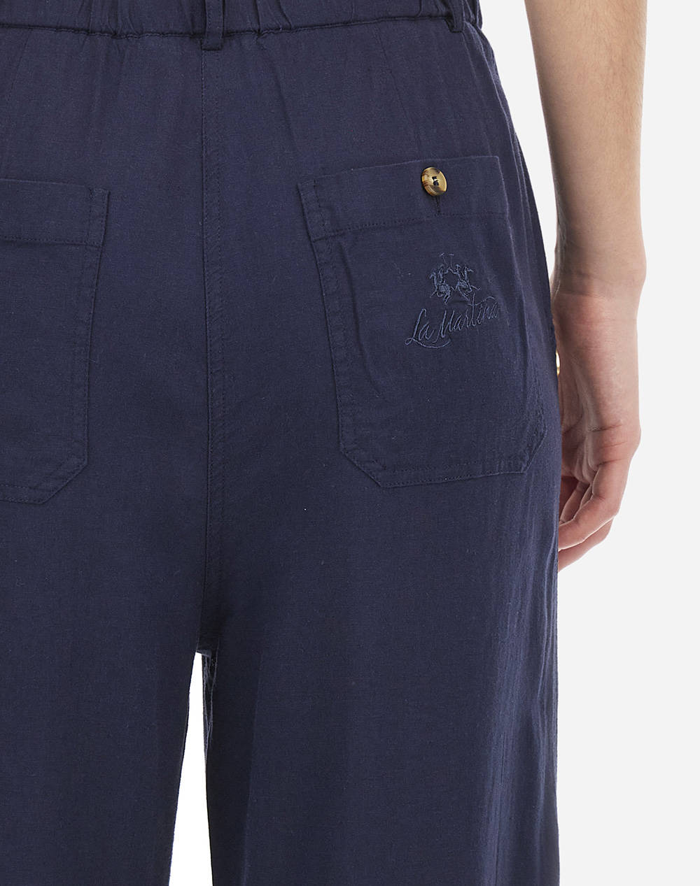 LA MARTINA PANTALONI WOMAN PANT VISCOSE LINEN