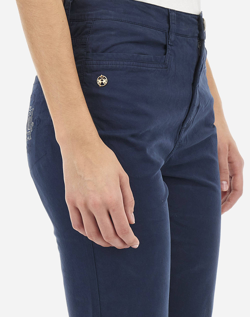 LA MARTINA PANTALONI WOMAN TROUSERS COTTON TWILL