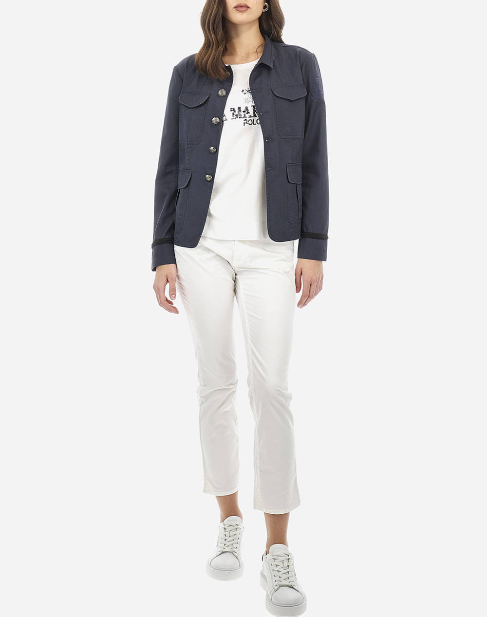 LA MARTINA PANTALONI WOMAN TROUSERS COTTON TWILL