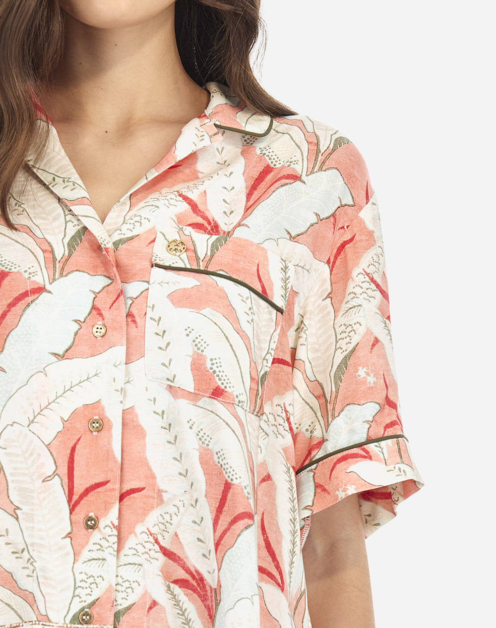 LA MARTINA CAMASA KM WOMAN SHIRT S/S PRINTED VISCOS
