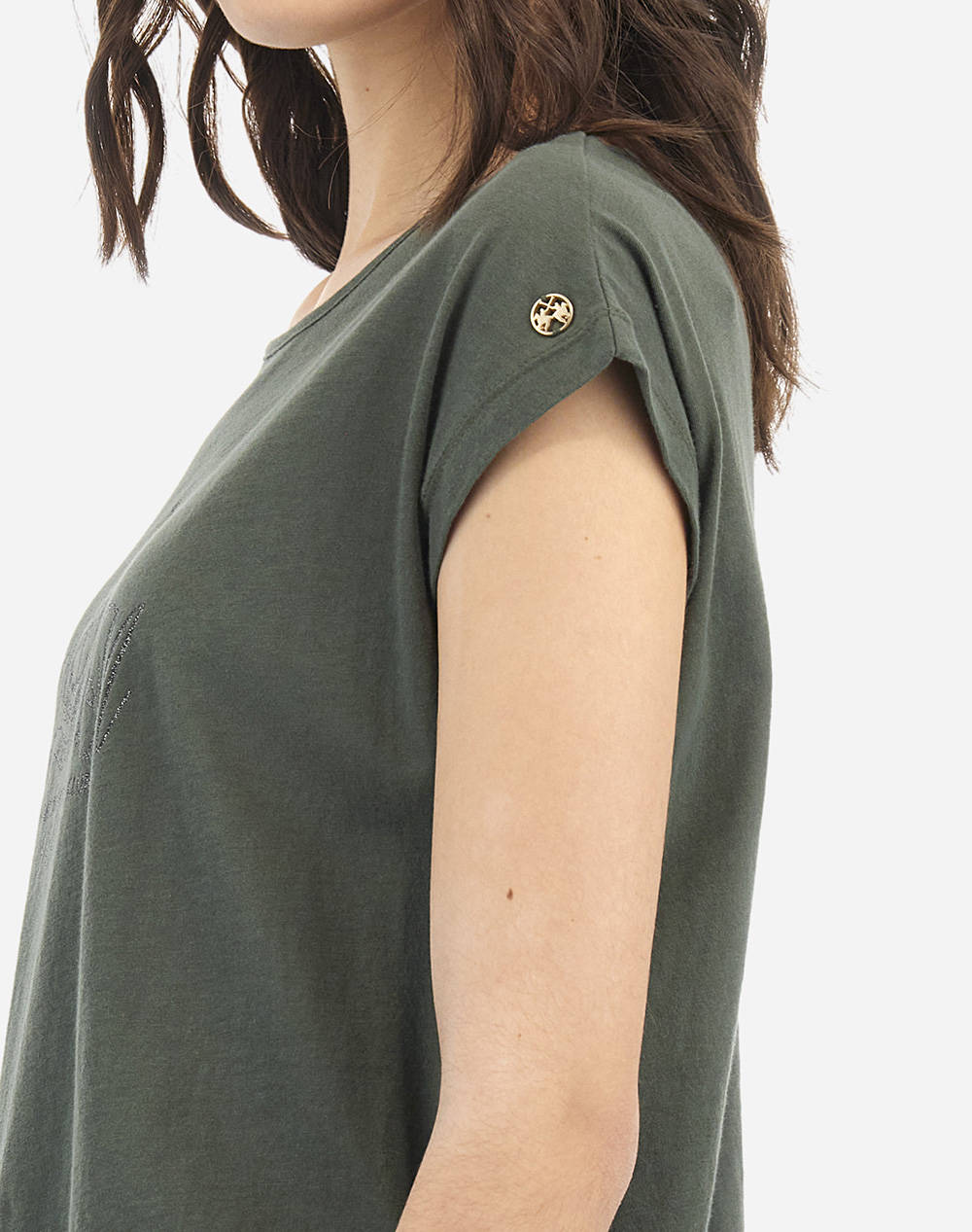 LA MARTINA BLUZA T-SHIRT KM WOMAN T-SHIRT S/S 40/1 COTTON