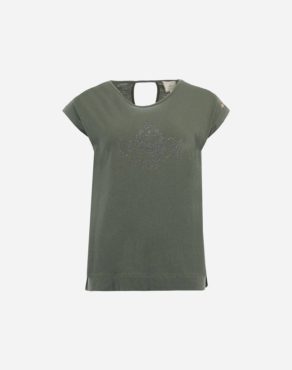 LA MARTINA BLUZA T-SHIRT KM WOMAN T-SHIRT S/S 40/1 COTTON
