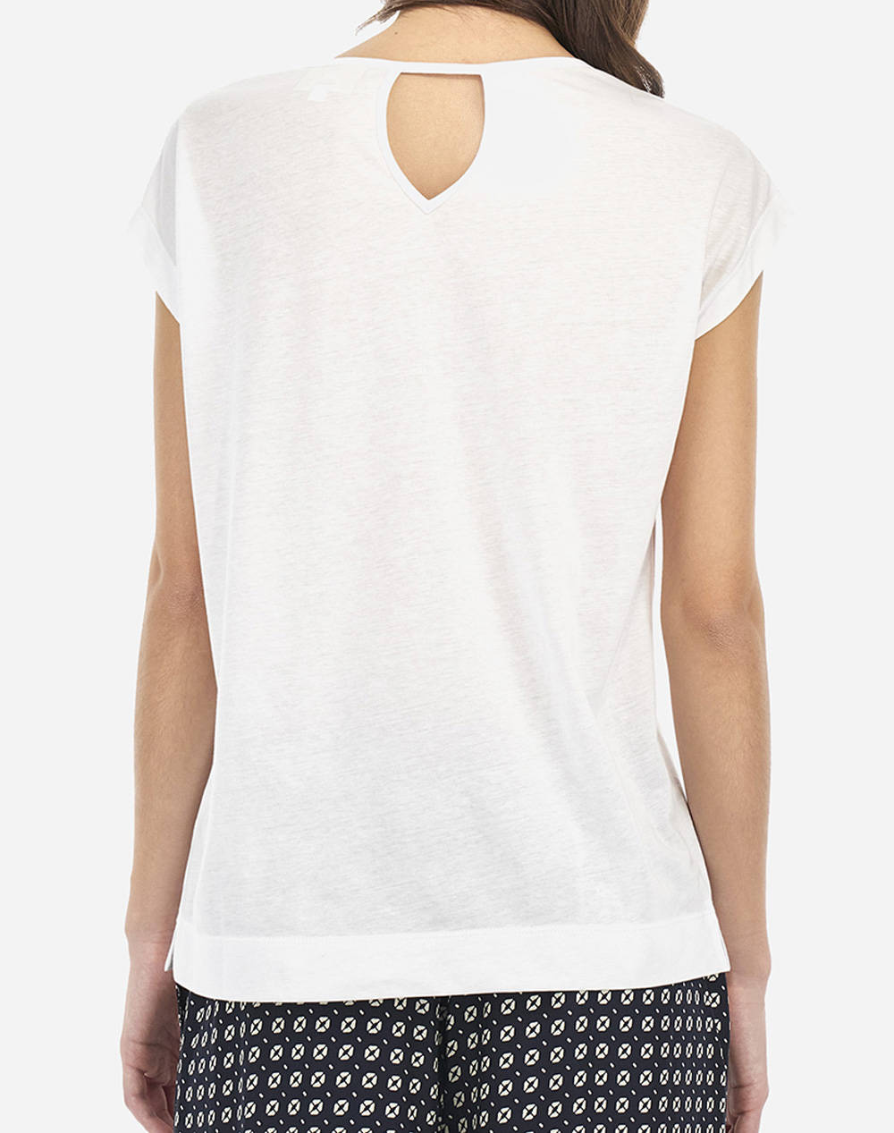 LA MARTINA BLUZA T-SHIRT KM WOMAN T-SHIRT S/S 40/1 COTTON