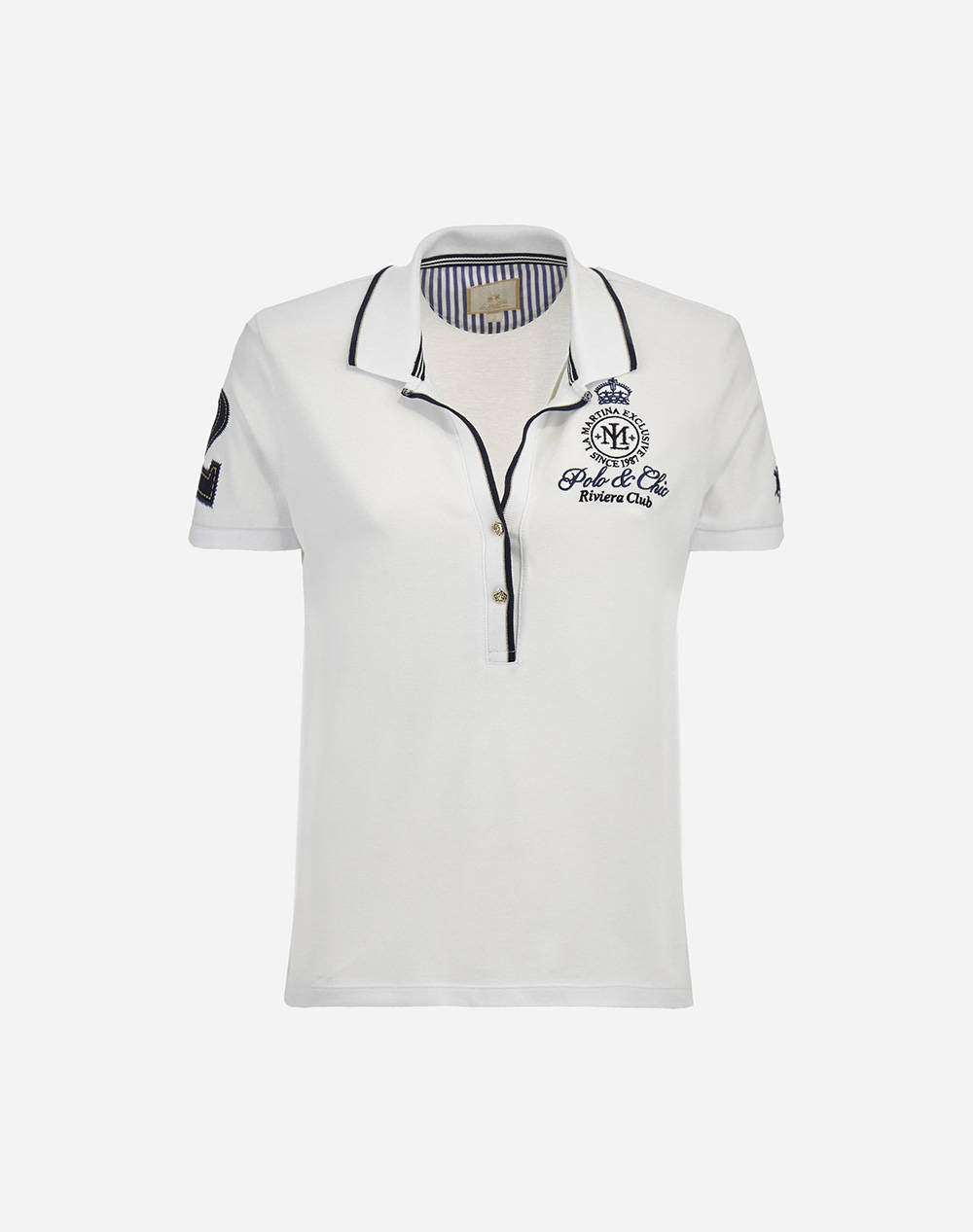 LA MARTINA BLUZA POLO KM WOMAN POLO S/S PIQUET STRETCH