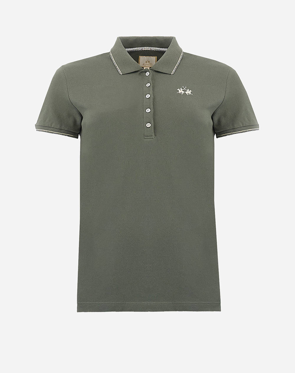 LA MARTINA BLUZA POLO KM WOMAN POLO S/S PIQUET STRETCH