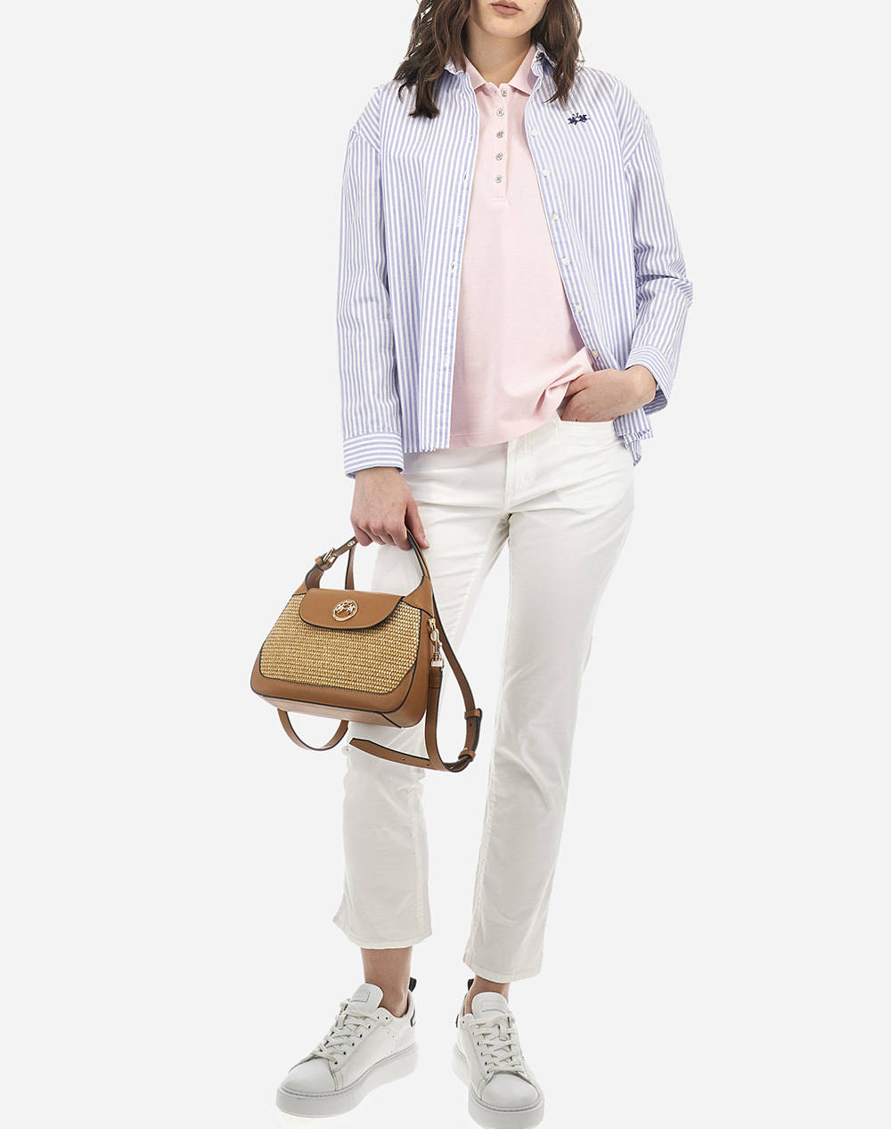 LA MARTINA BLUZA POLO KM WOMAN POLO S/S PIQUET STRETCH
