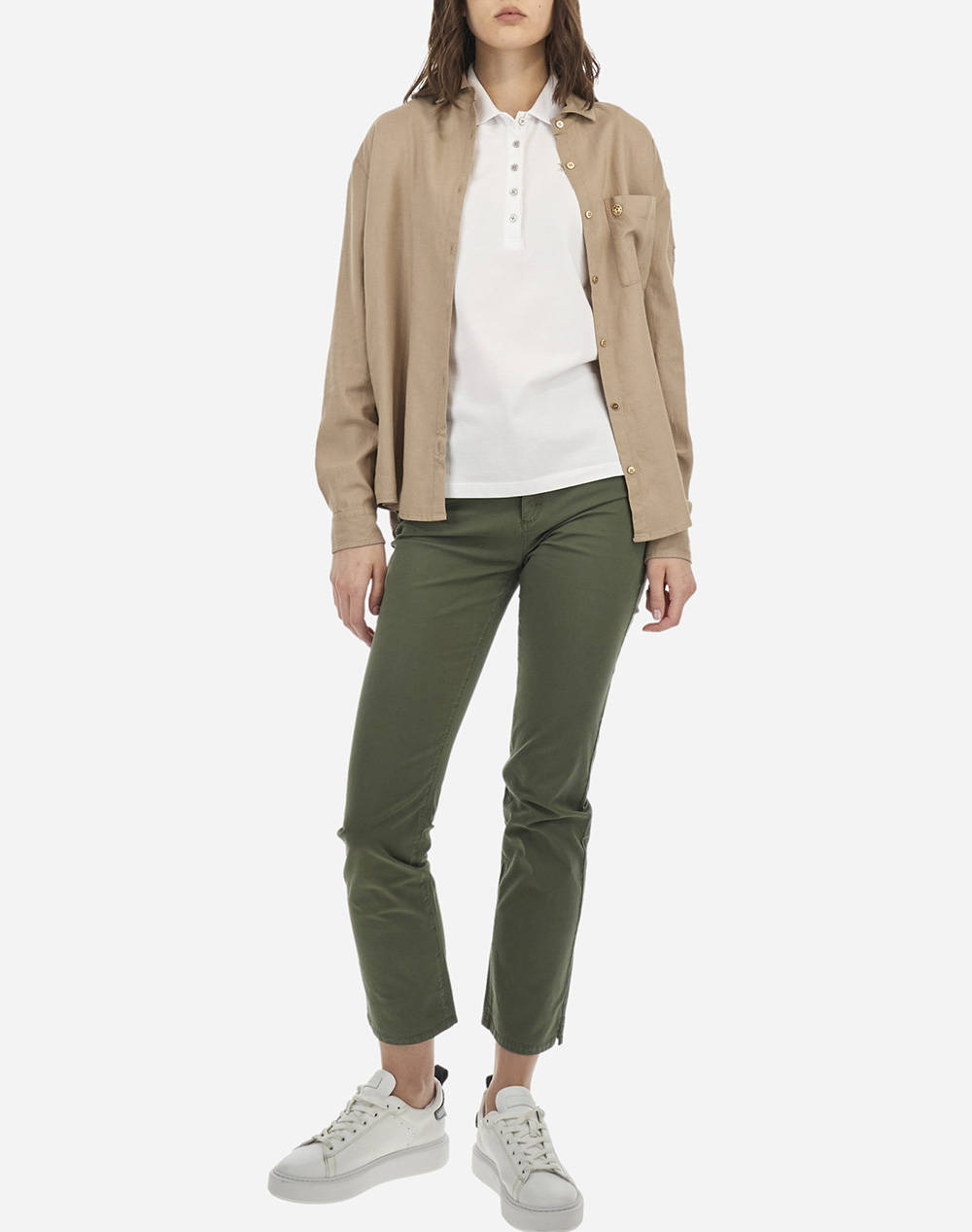 LA MARTINA BLUZA POLO KM WOMAN POLO S/S PIQUET STRETCH