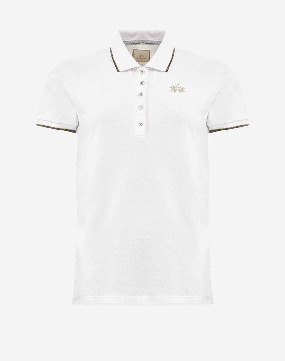 LA MARTINA BLUZA POLO KM WOMAN POLO S/S PIQUET STRETCH