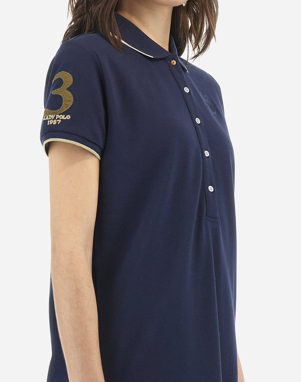 LA MARTINA ROCHIE WOMAN POLO DRESS S/S PIQUET ST