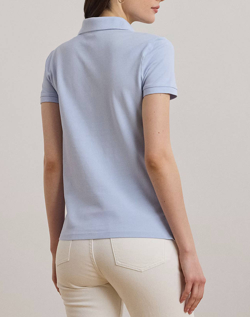 LAUREN RALPH LAUREN KIEWICK-SHORT SLEEVE-POLO SHIRT