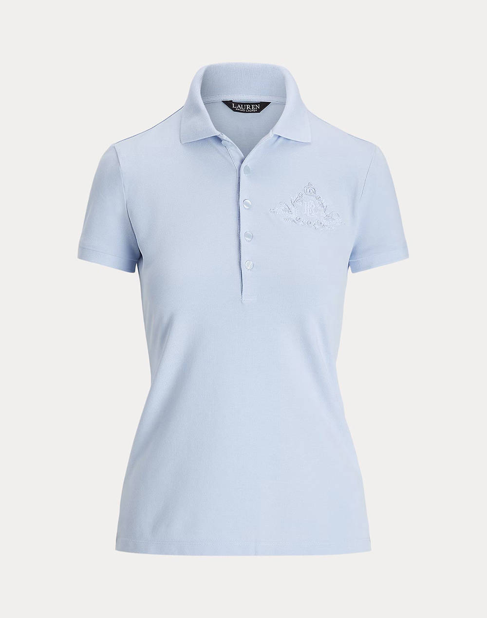 LAUREN RALPH LAUREN KIEWICK-SHORT SLEEVE-POLO SHIRT