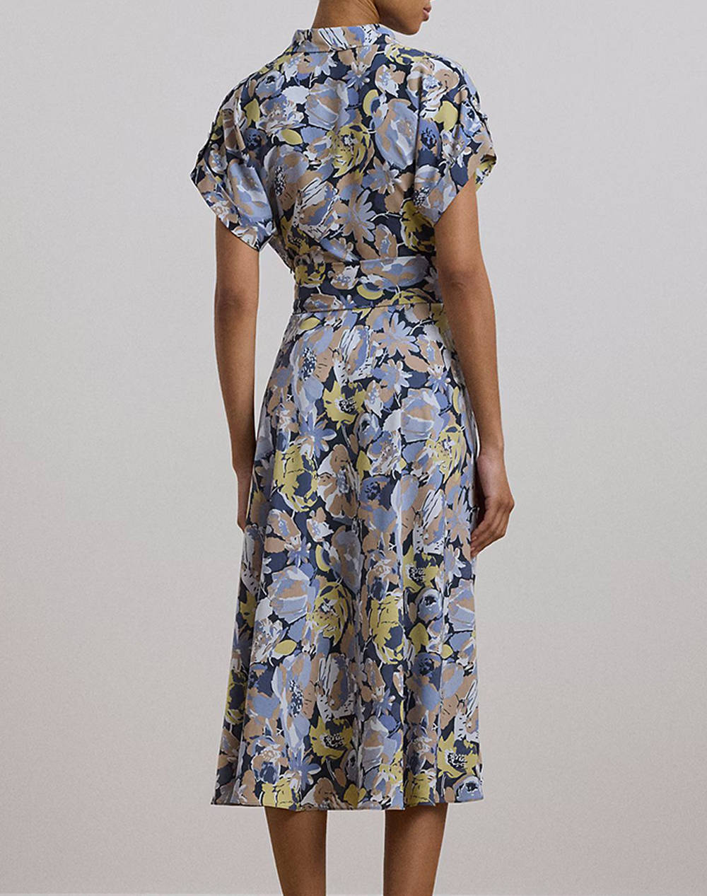 LAUREN RALPH LAUREN FRATILLIO-SHORT SLEEVE-DAY DRESS