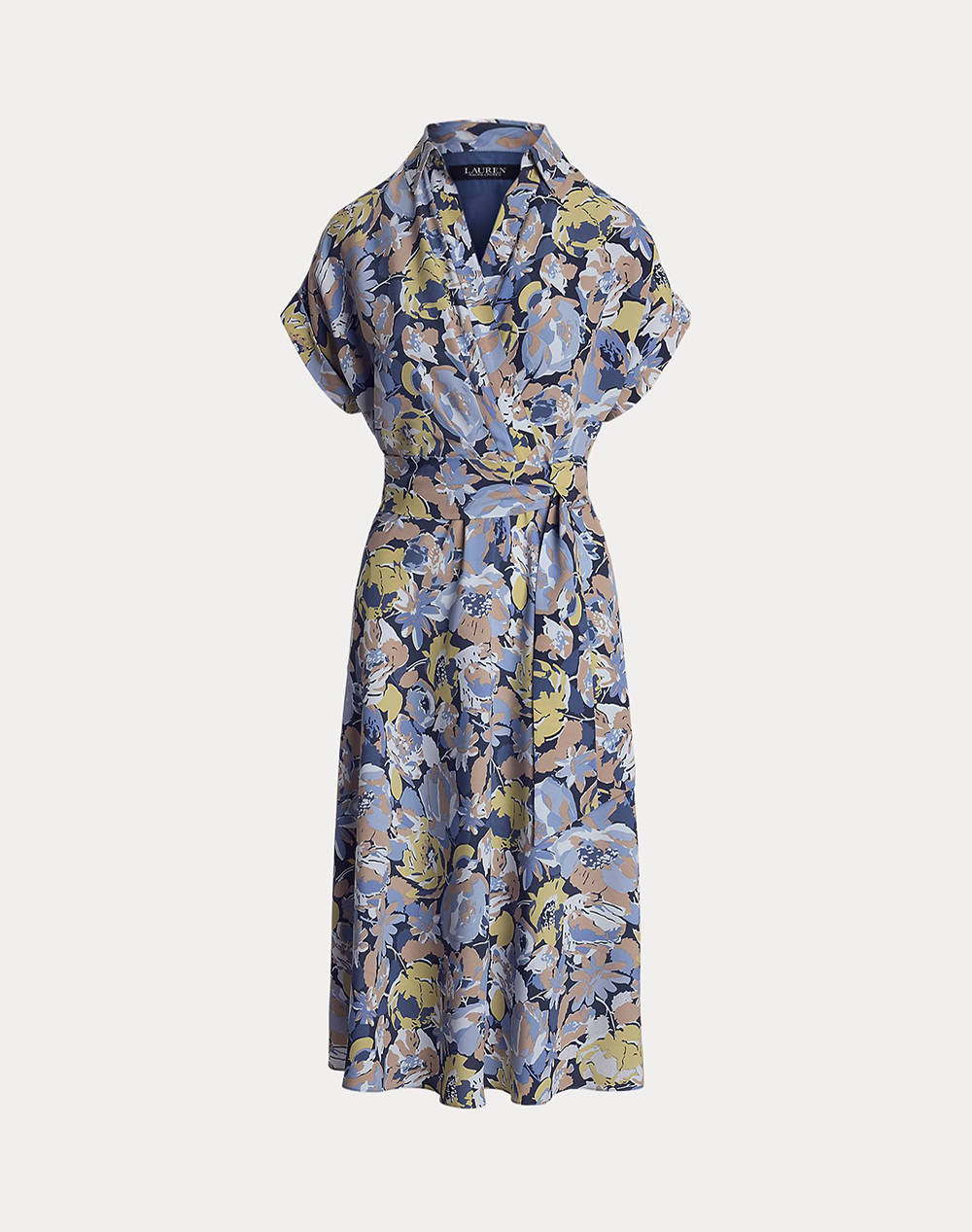 LAUREN RALPH LAUREN FRATILLIO-SHORT SLEEVE-DAY DRESS