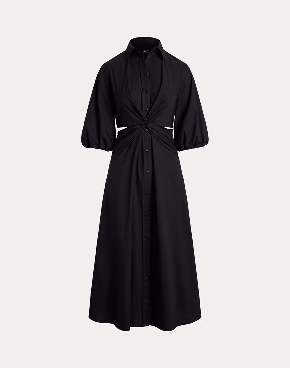 LAUREN RALPH LAUREN NALDA-LONG SLEEVE-DAY DRESS