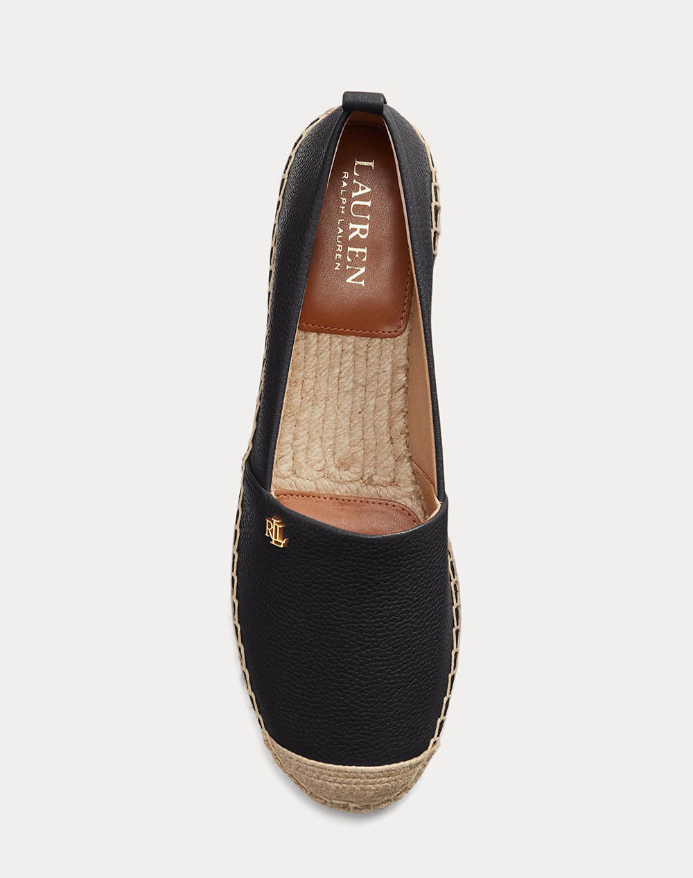 LAUREN RALPH LAUREN TUMBLED LEATHER-CAMERYN IV-ES-FLT