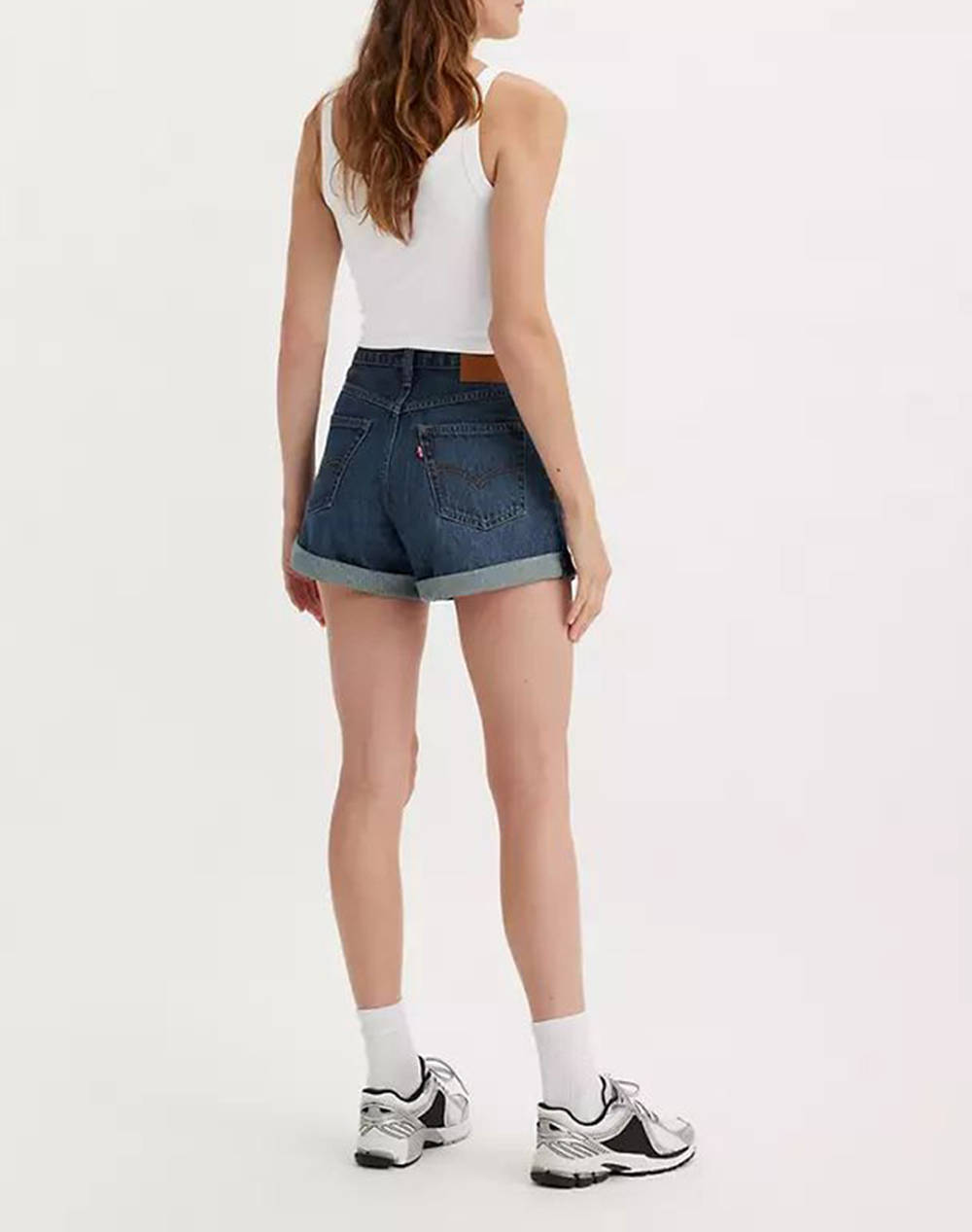 LEVIS ROLLED 80S MOM SHORTS