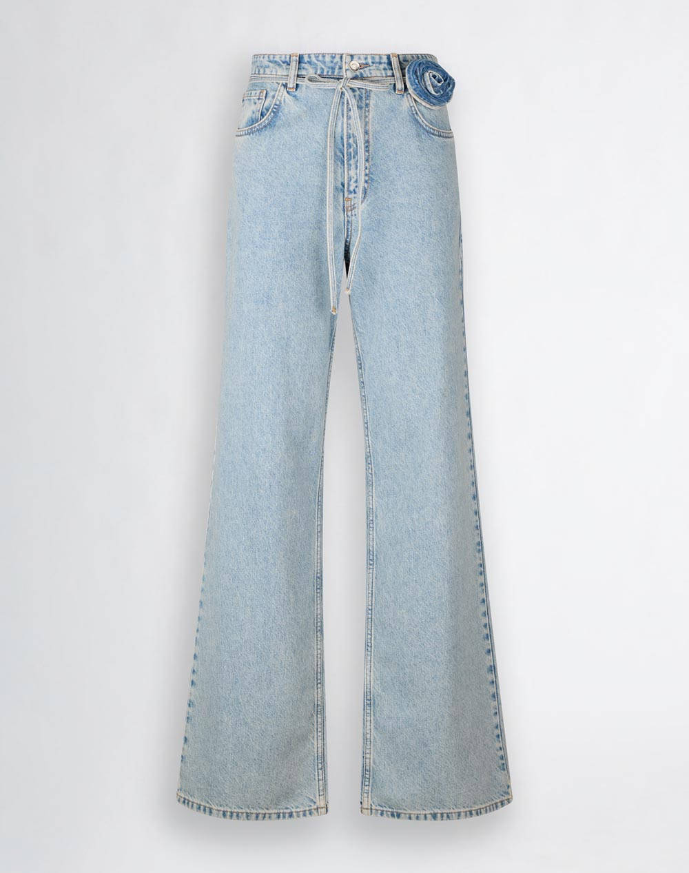 LIU JO DENIM_UA5D72_PANT.BAGGY ROSE REG.W. PANTALONI DE DAMA