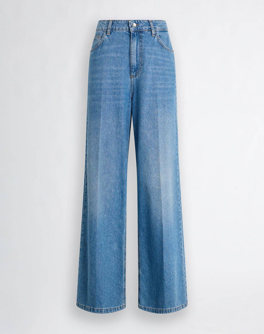 LIU JO WHITE_WA5D11__PANT.FLARE FROG H.W. PANTALONI DE DAMA