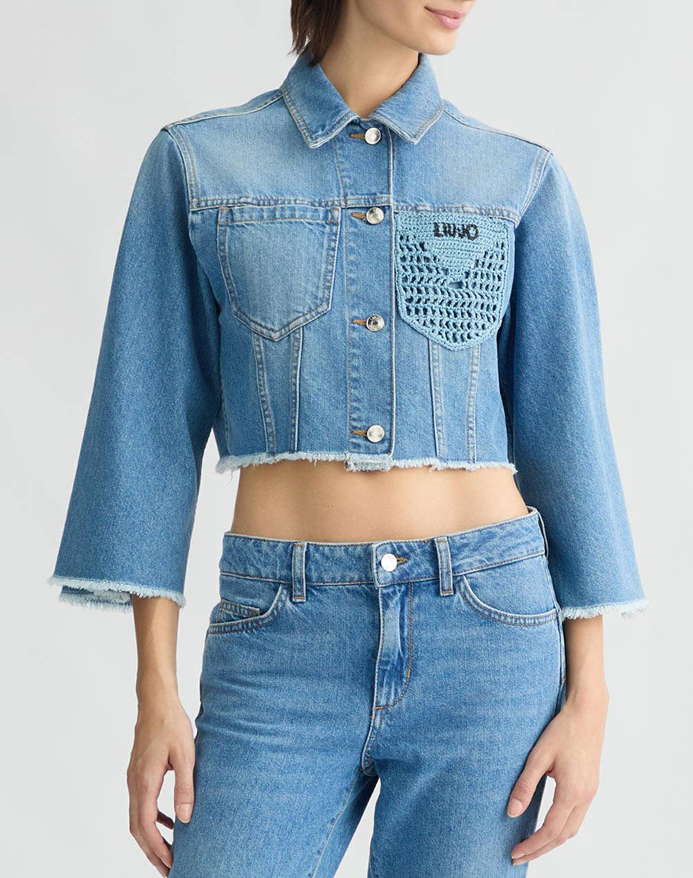 LIU JO WHITE_WA5D11__GIUBBINO UNCINETTO JACKET DE DAMA