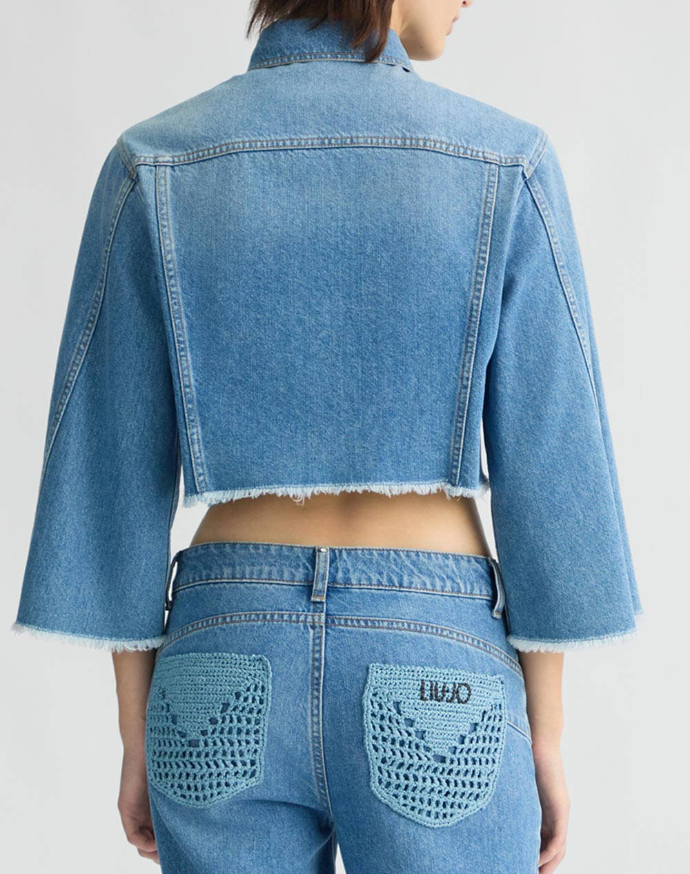LIU JO WHITE_WA5D11__GIUBBINO UNCINETTO JACKET DE DAMA