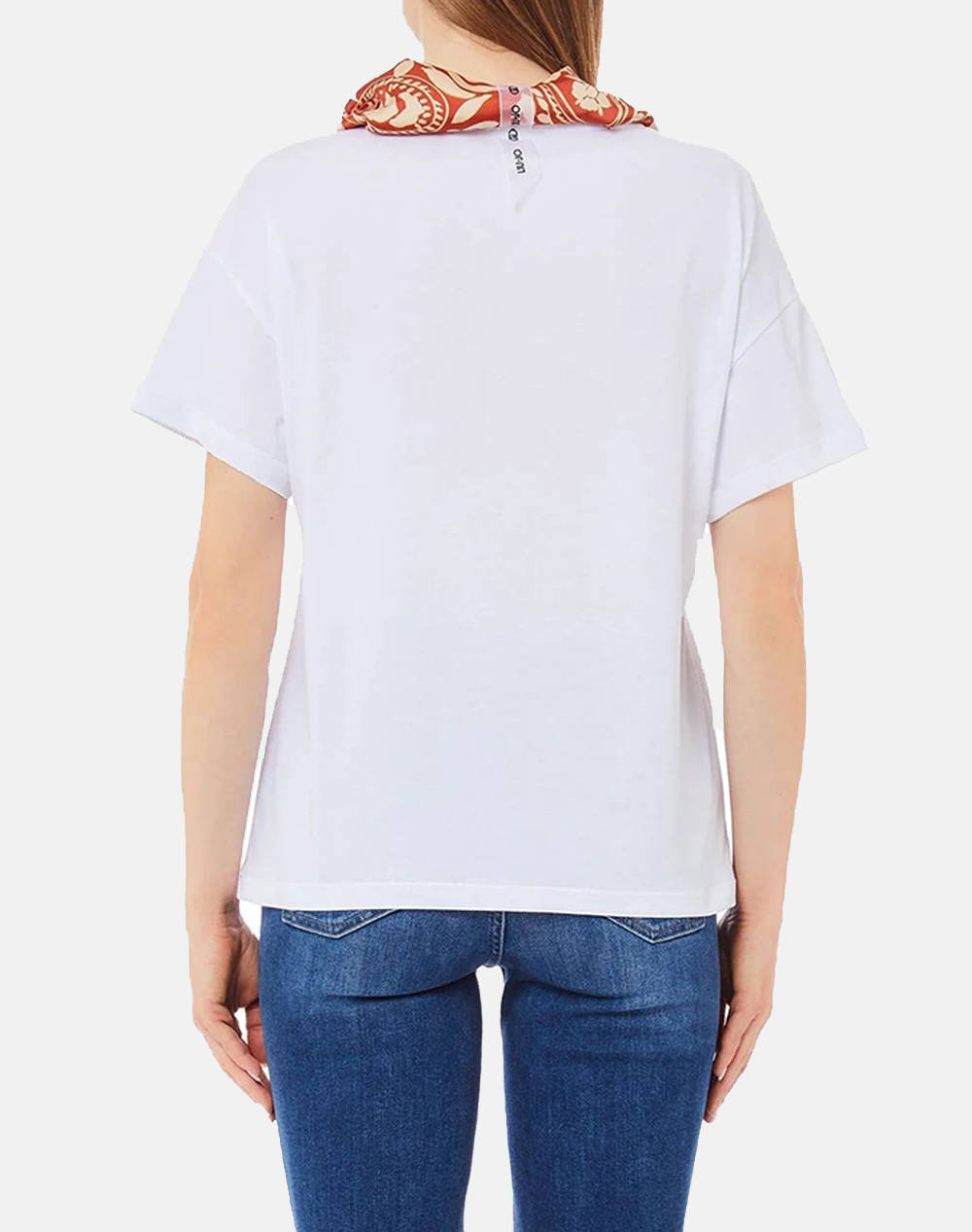 LIU JO WHITE_WA5J17__T-SHIRT MODA M/C BLUZA DE DAMA