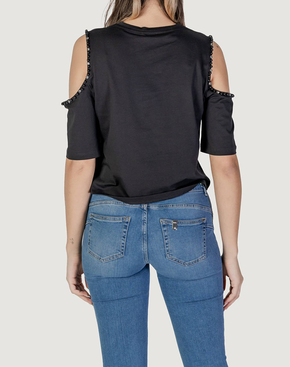 LIUJO WHITE_WA5J19__ECS T-SHIRT MODA M/L BLUZA DE DAMA