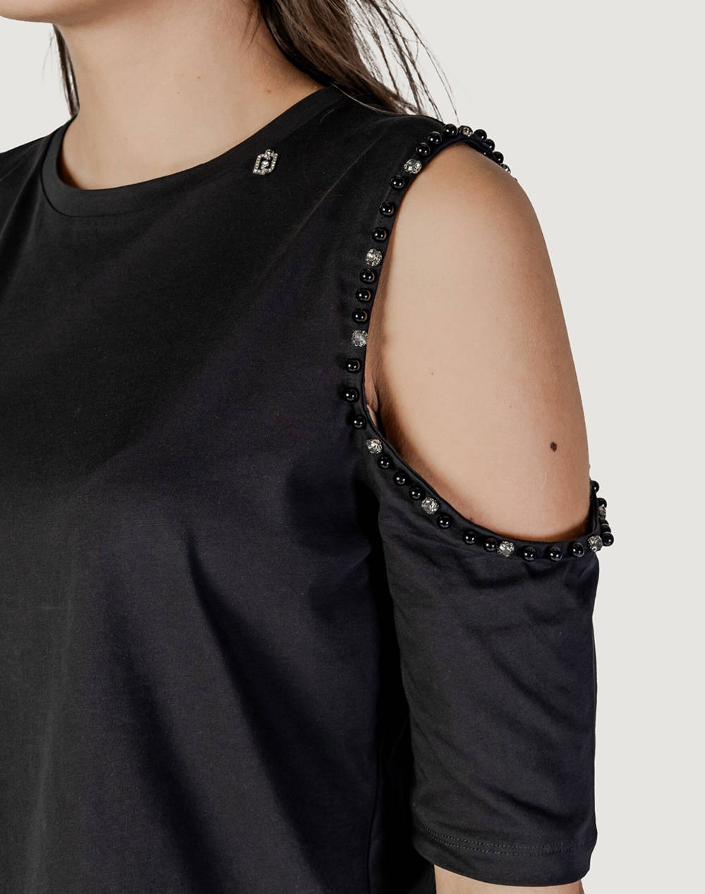 LIUJO WHITE_WA5J19__ECS T-SHIRT MODA M/L BLUZA DE DAMA