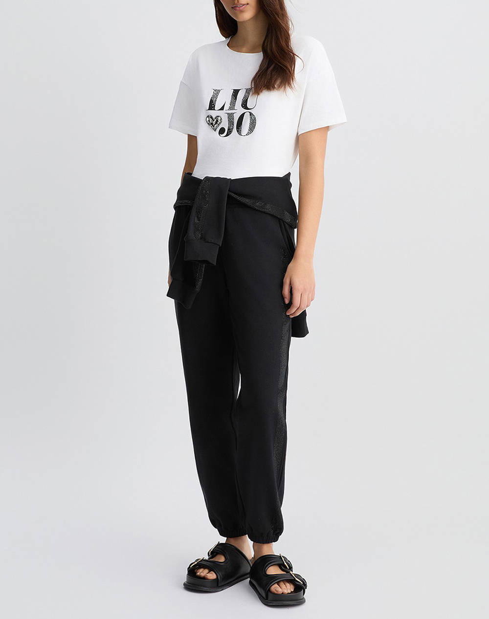 LIU JO WHITE_WA5J21__ECS T-SHIRT MODA M/C BLUZA DE DAMA