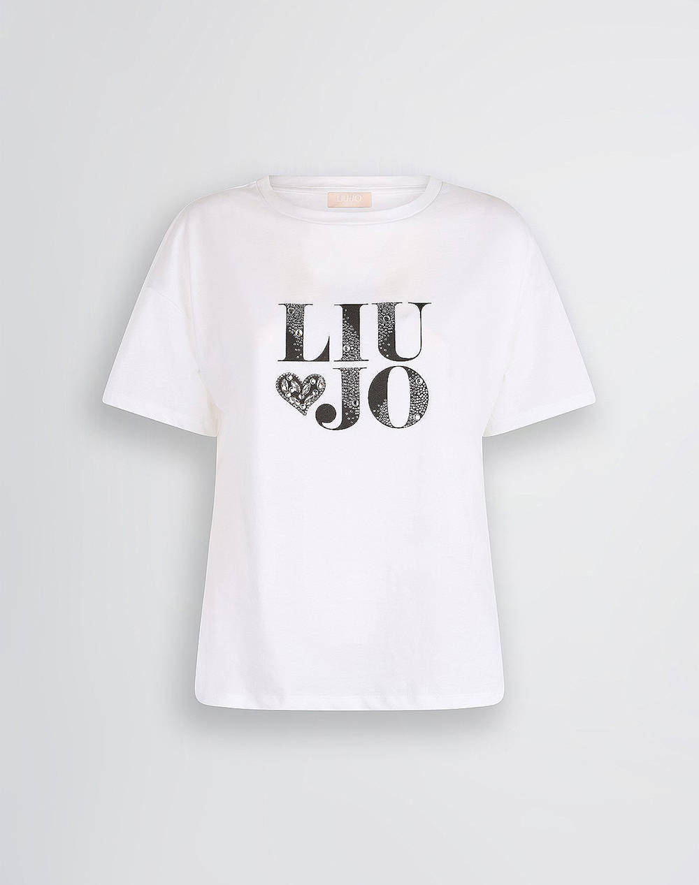 LIU JO WHITE_WA5J21__ECS T-SHIRT MODA M/C BLUZA DE DAMA