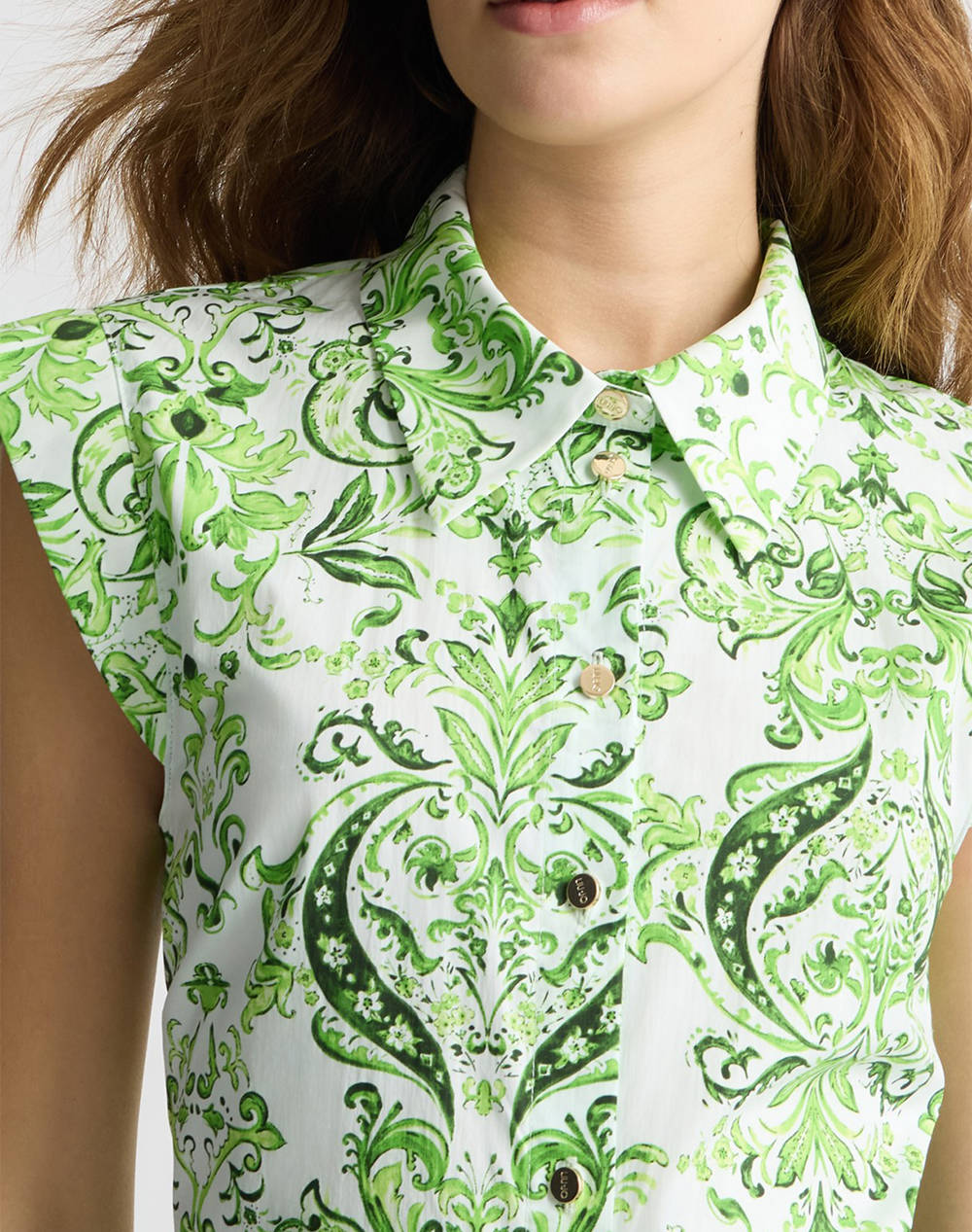 LIU JO WHITE_WA5C88__3.0 ABITO CHEMISIER S/M ROCHIE DE DAMA