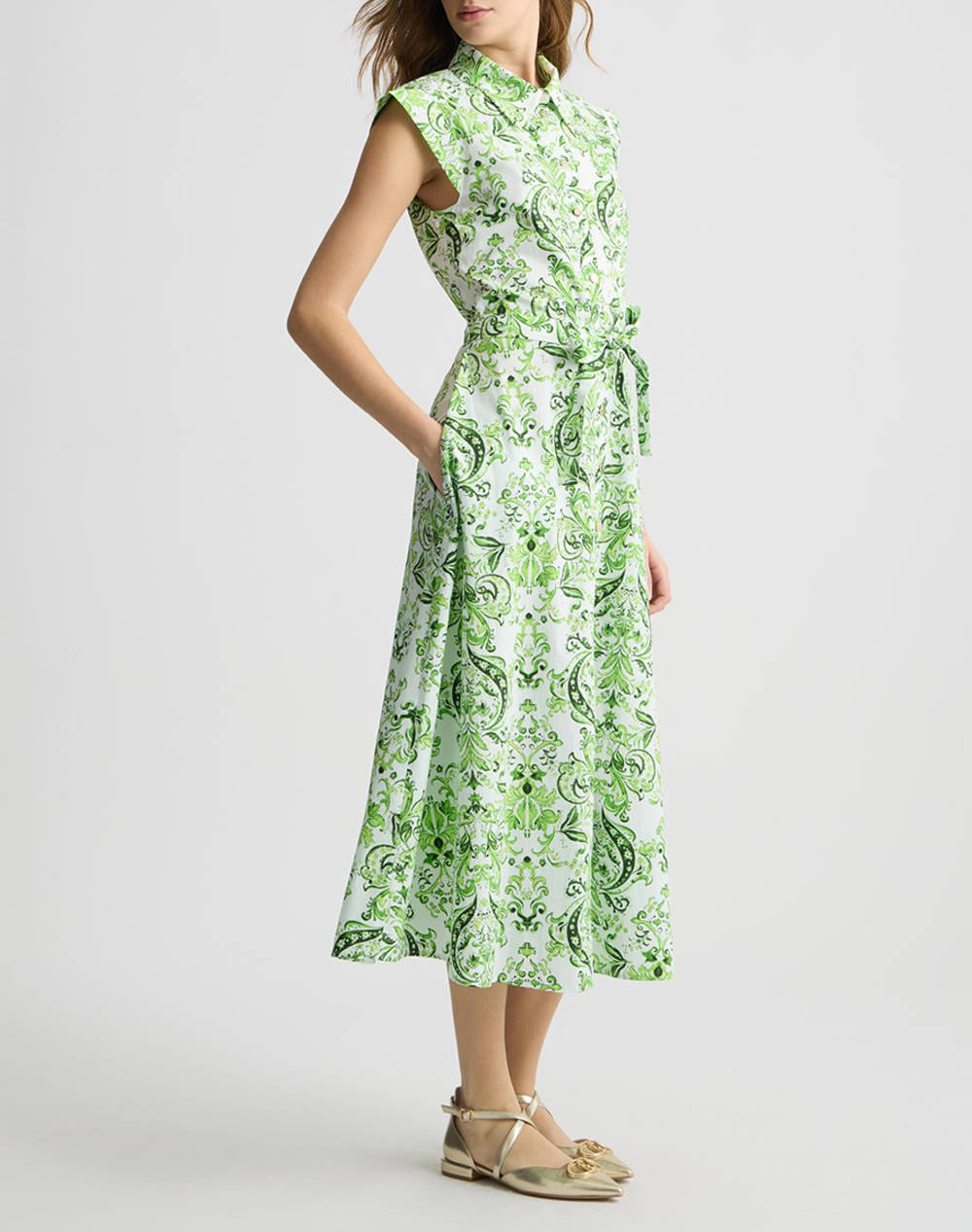 LIU JO WHITE_WA5C88__3.0 ABITO CHEMISIER S/M ROCHIE DE DAMA