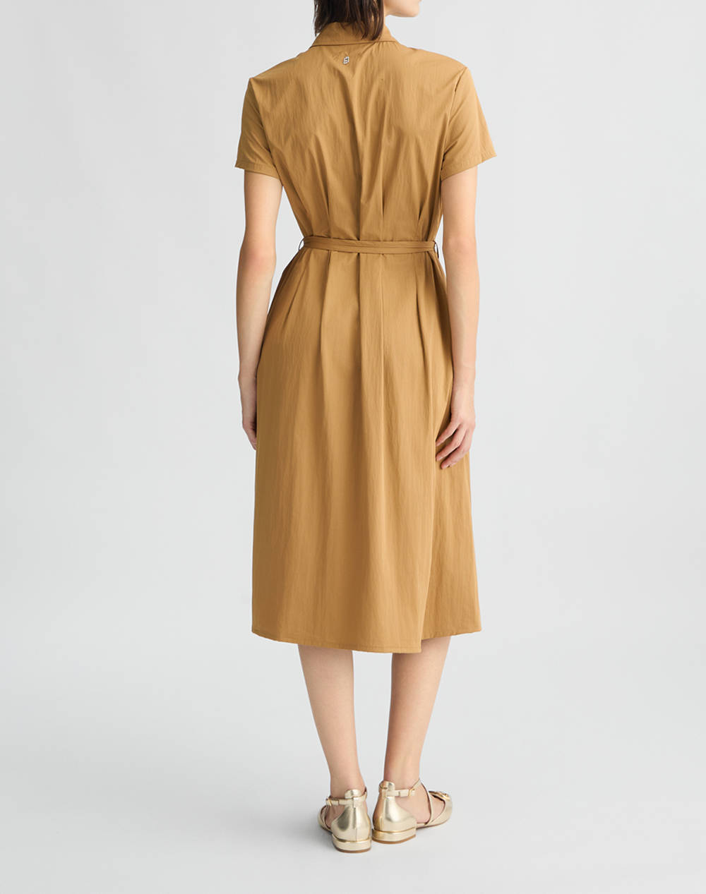 LIU JO WHITE_WA5C69__ABITO PIEGHE MIDI M/C ROCHIE DE DAMA