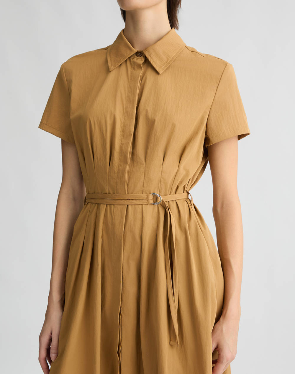 LIU JO WHITE_WA5C69__ABITO PIEGHE MIDI M/C ROCHIE DE DAMA
