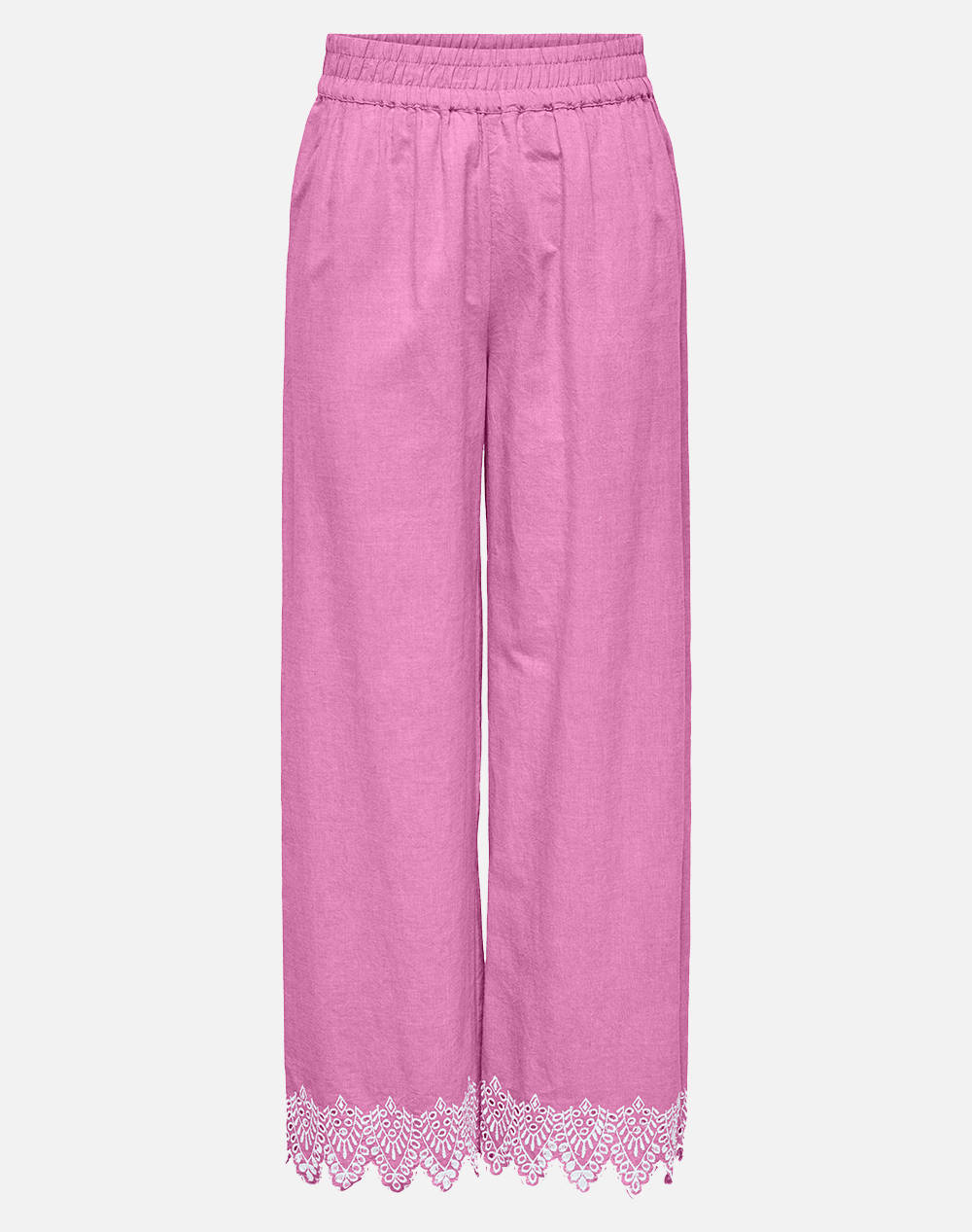 ONLY ONLPAULA TULUM EMB PULL-UP PANT WVN