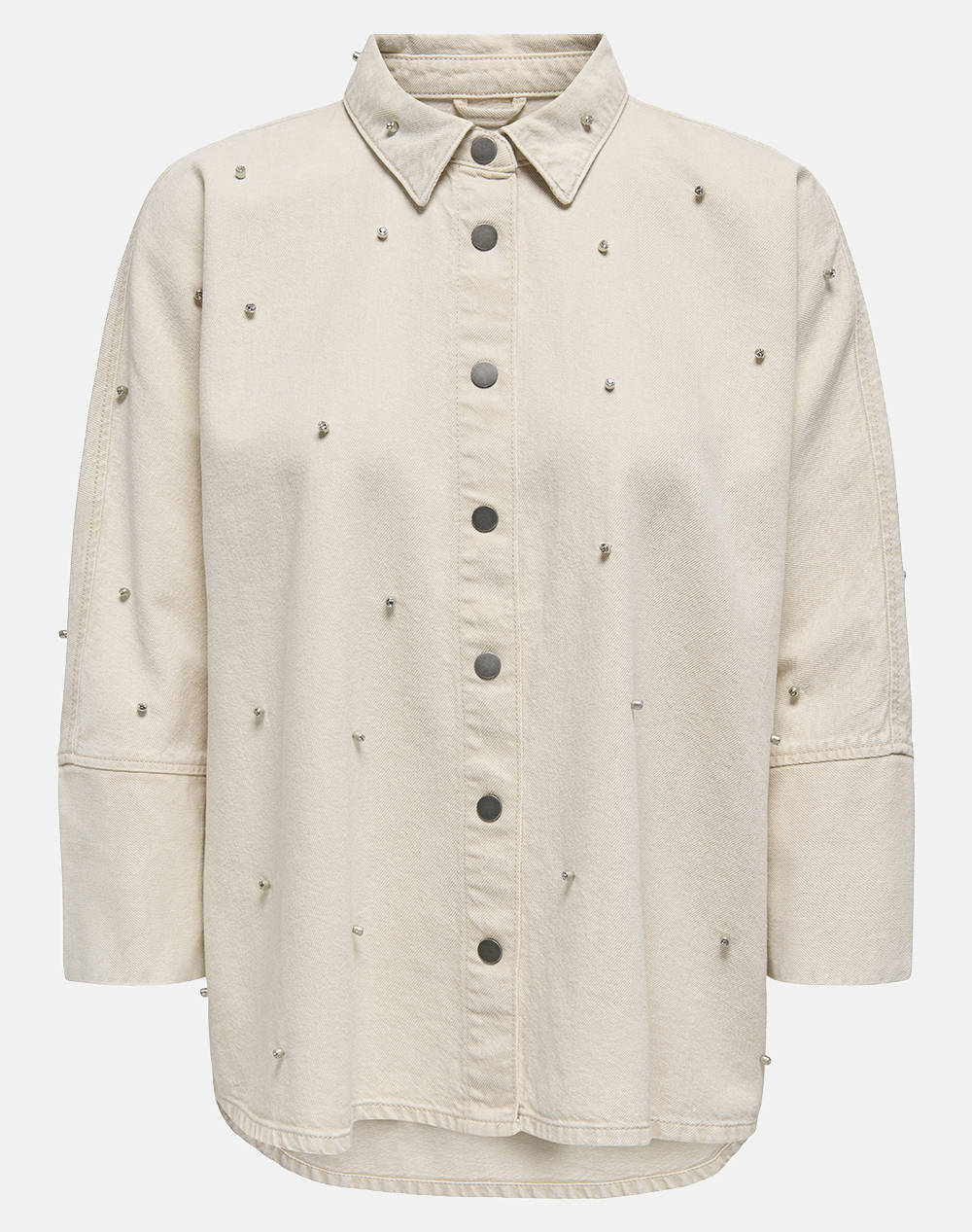 ONLY ONLGRACE L/S RHINESTONE COL SHIRT PNT