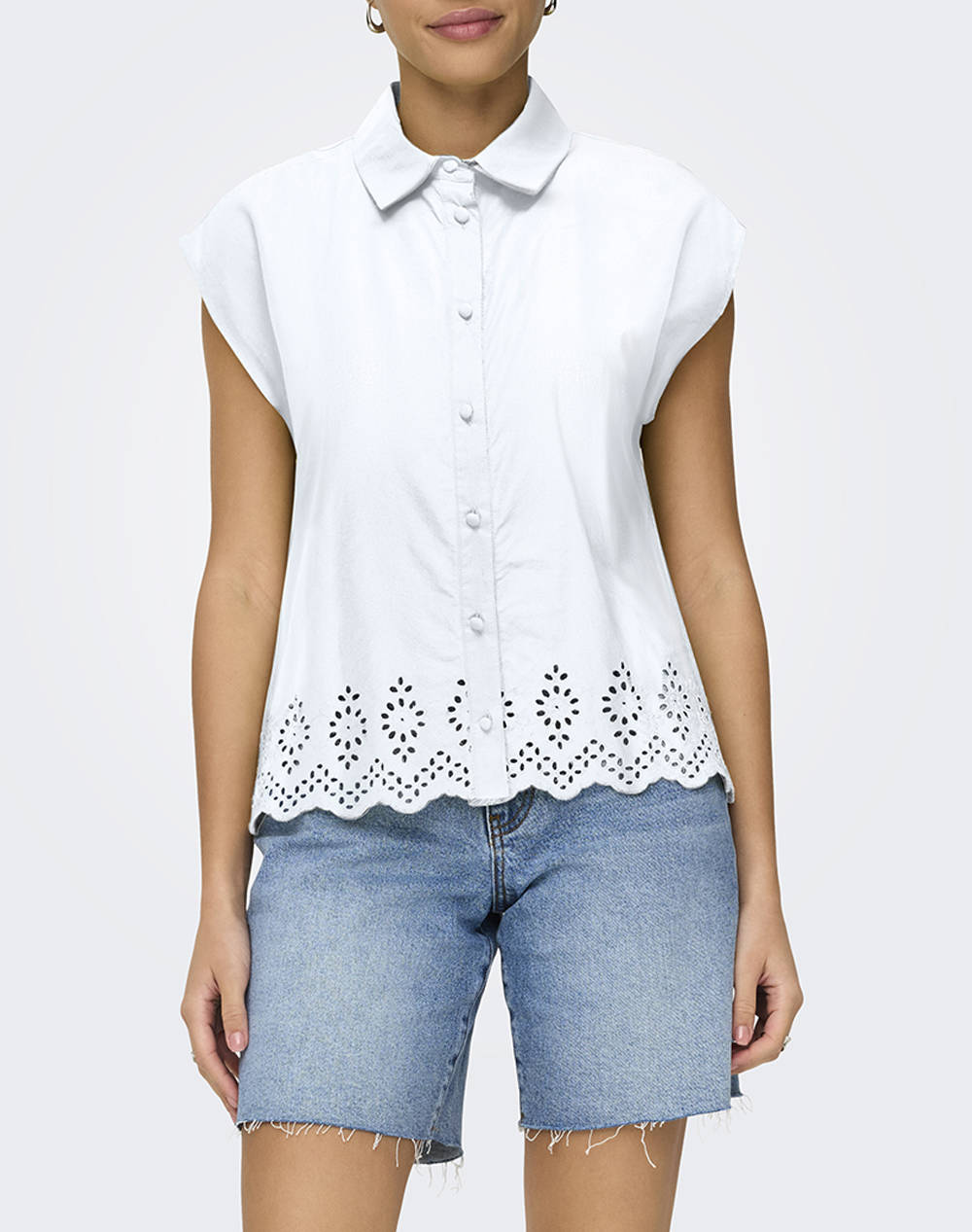ONLY ONLLOU LIFE EMB S/S SHIRT PTM